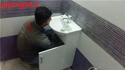 نصب آینه توالت و کنسول 3